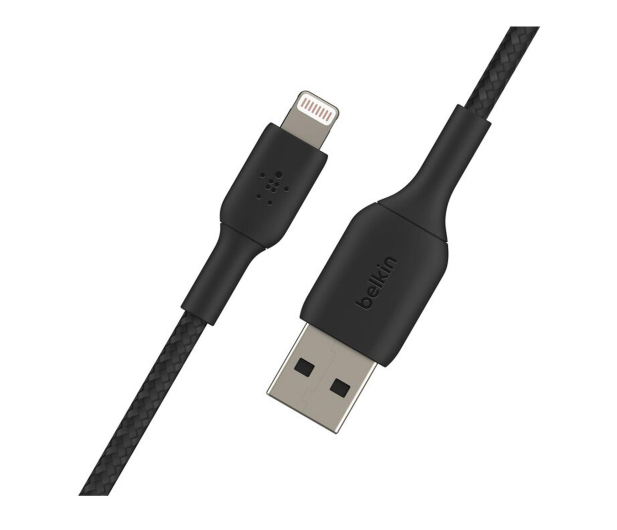 BELKIN Kabel Braided USB- Lightning 2m czarne CAA002bt2MBK - 1330468 - zdjęcie 5